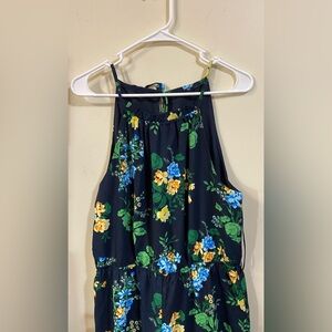 Floral Sleeveless Jumpsuit